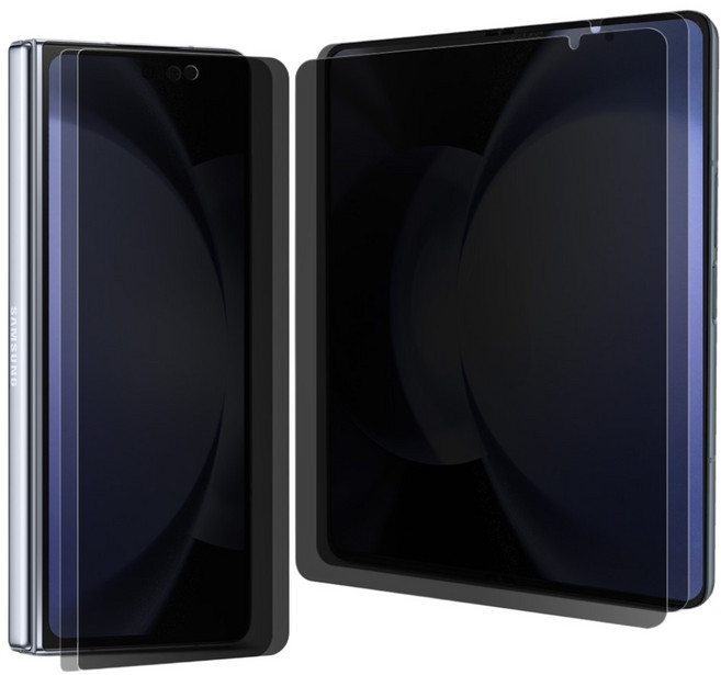 더세이프 삼성 갤럭시 Z폴드6 5 4 3 2 SE 사생활 보호필름[내면사생활+전면사생활+내면무광지문방지], 2세트