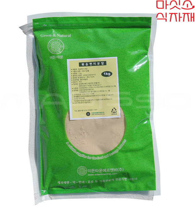 볶음현미분말 국산, 1개, 1kg