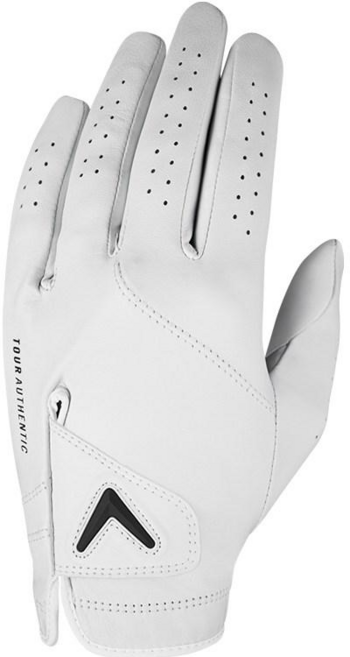 [한국 캘러웨이] 투어 어센틱 남성 양피 골프장갑, 1개, 화이트