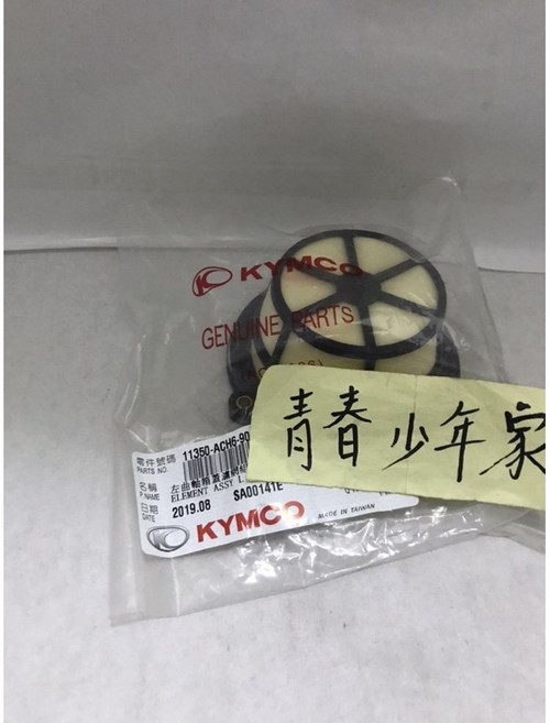 KYMCO 光陽 原廠 ACH6 傳動濾棉 雷霆S 125 150 傳動海棉 左曲軸箱蓋濾網, 1個