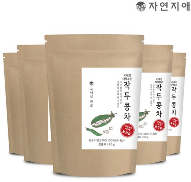 자연지애 대왕 작두콩차, 60g, 1개입, 5개