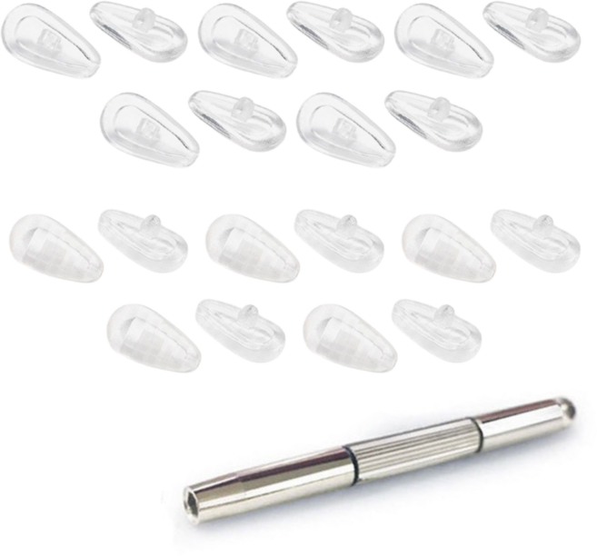 잔대리 푹신한 실리콘 안경 코받침 2세트