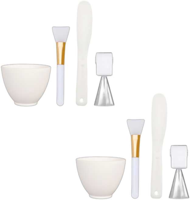 심비오시스 팩 모델링 팩도구 4종 세트 화이트, 2세트