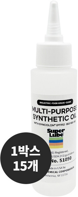 슈퍼루브 테프론 오일 100ml 윤활유 그리스 1박스 15개, 단품