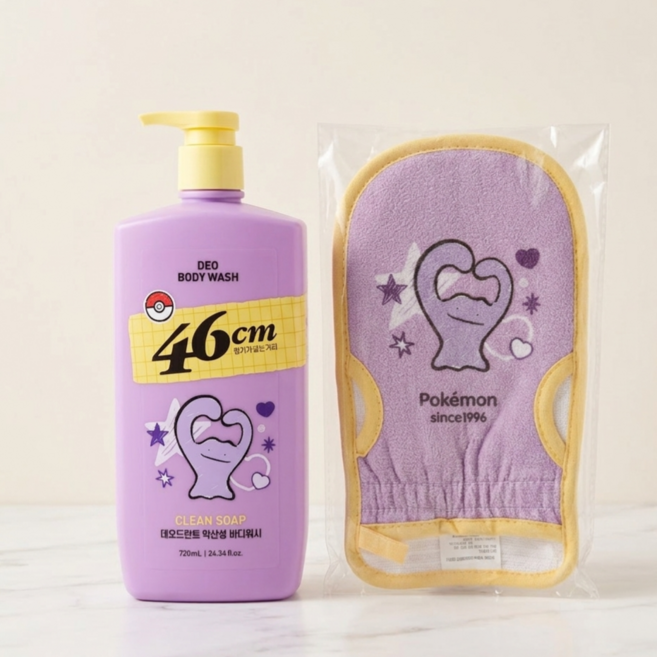 46cm 체취 땀냄새 솔루션 약산성 데오드란트 바디워시 클린솝향, 720ml, 1개