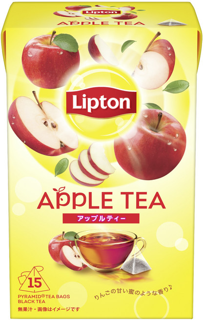 립톤 애플티 피라미드 티백, 24g, 1개, 15개입