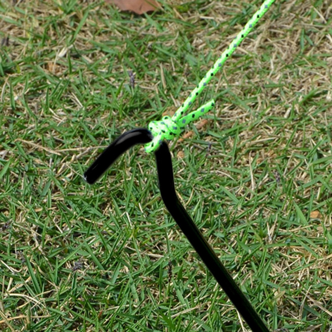 캠핑조이 알루미늄 단조팩 6p(블랙) ㄱ자 타프팩 jja*750Eh