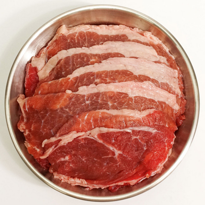 [맛춤상회] 호주산 차돌박이양지 (구이용 샤브용), 200g, 2개