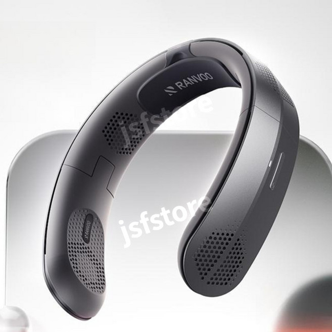 ranvoo 넥선풍기 목걸이 휴대용 선풍기 25년형, 블랙표준