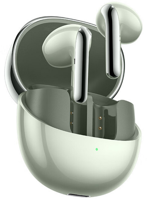 샤오미버즈4 무선 블루투스 이어폰 노이즈 캔슬링 하프 인이어 고음질 스포츠 TWS, 그린