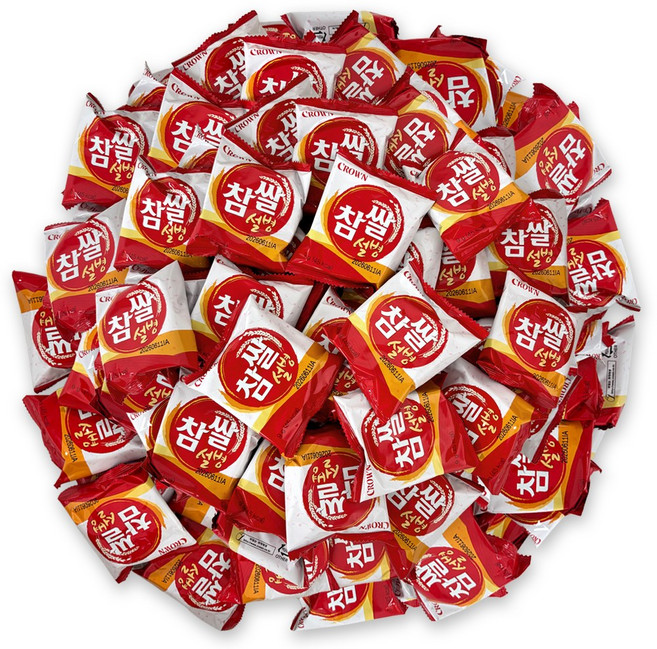 크라운 참쌀설병 쌀과자 대용량 9g 130개