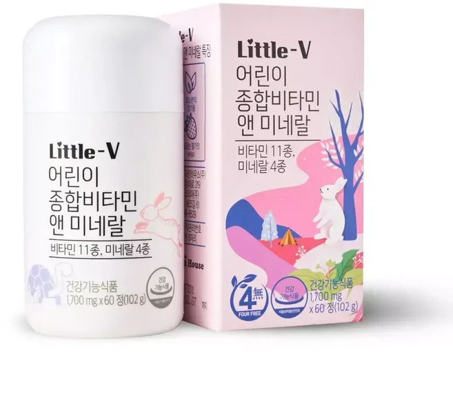 어린이 종합비타민앤미네랄 1병 월분, 1개, 102g - 쿠팡