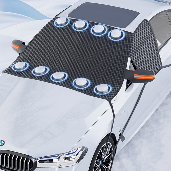 스피세프 차량용 눈쌓임방지 성에방지커버 자동차 자석 앞유리 덮개