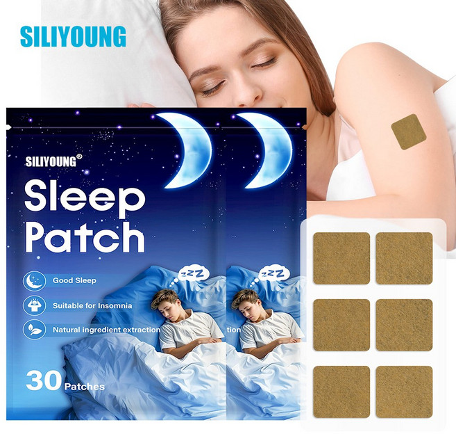 수면패치 허브 수면보조패치 불면증 적용 수면 퀄리티 개선, 120개입, 1개