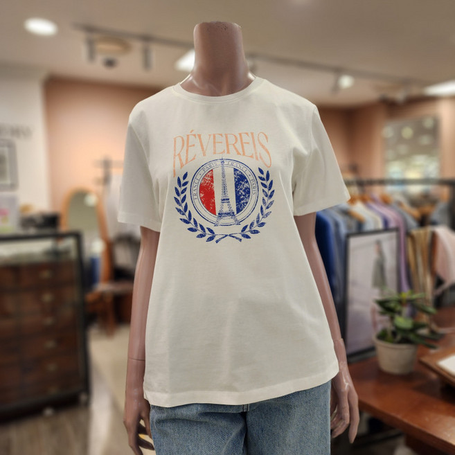 BCBG O파리ts 티셔츠 - B4B3X401 10 [WHITE]