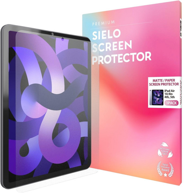 씨엘로 아이패드 저반사 종이질감 지문방지 항균 액정보호필름, 1개