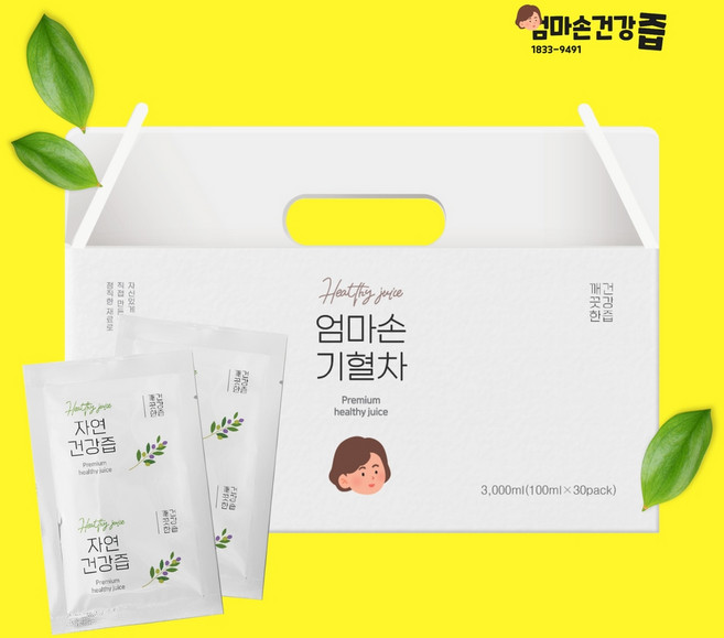기혈차 율무 연잎 산사 진피 추출액, 100ml, 30개