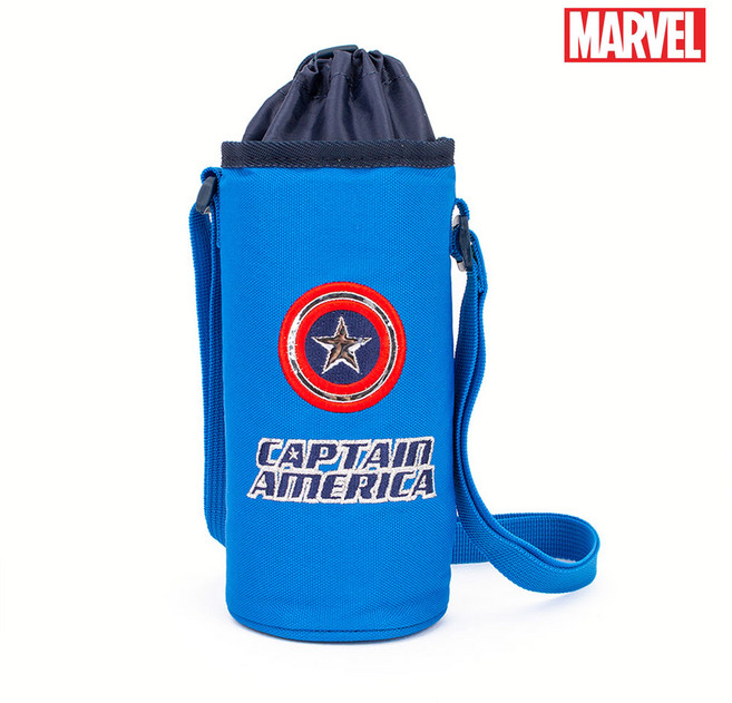 물통주머니 캡틴 아머드 물병파우치, 1 S 블루