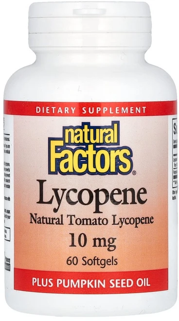 네츄럴펙터스 라이코펜 10mg 소프트젤 60정, 1개 - 쿠팡