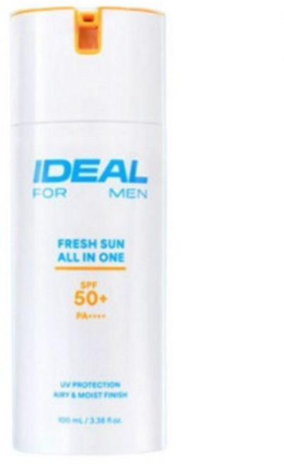 아이디얼포맨 프레시 선 올인원 스킨케어 자외선차단 유분케어, 1개, 100ml