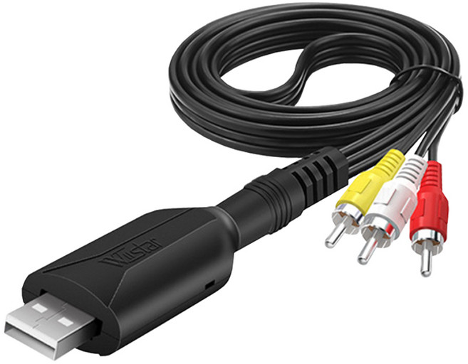 체리스팟 D33W RCA to USB 비디오 캡처 VHS DVD 캠코더 게임기 PC저장 변환기