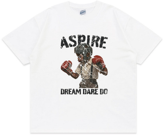 여성 빈티지 루즈핏 반팔티셔츠