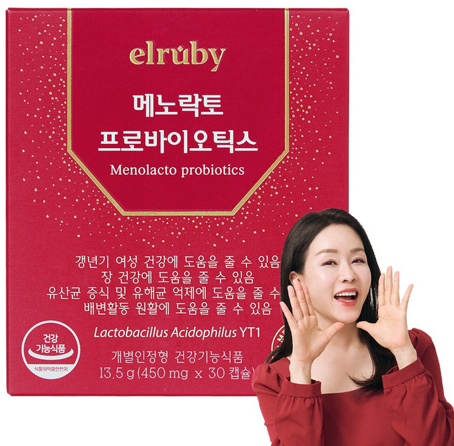 휴온스 엘루비 메노락토 프로바이오틱스 30캡슐, 30정, 1개