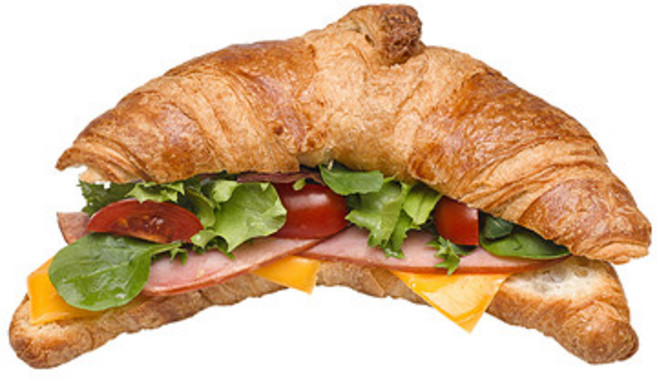 햄크로아상 샌드위치 묶음할인, 120g, 3개