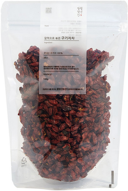 방앗간청년 압력으로 쪄서 볶은 구기자차, 100g, 1개입, 1개