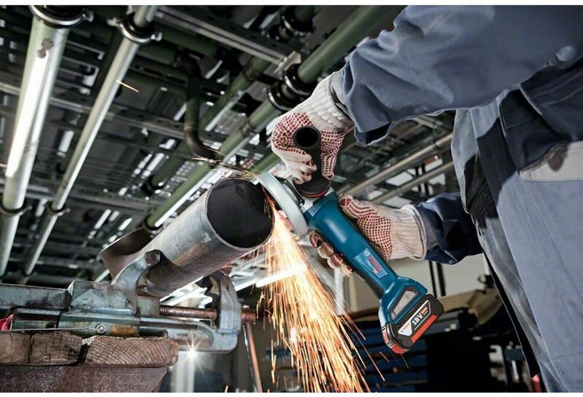 Bosch 博世 GWS 18V-10 P 18V 鋰電砂輪機, 1個, 主機套組紙盒裝(無電池與充電器)