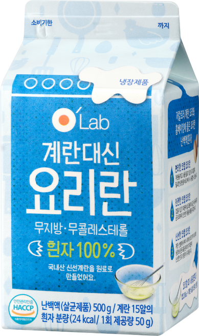 오랩 요리란 난백 500g, 15구, 1개