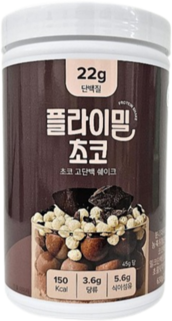 플라이밀 초코 고단백 쉐이크, 630g, 1개