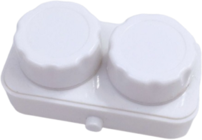 DEEPSUN 심플 휴대용 미니 진동 렌즈 세척기, 화이트, 1개