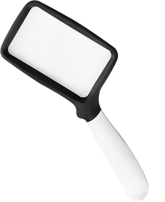 FlySwept 카드형 돋보기 휴대용 확대기 30배율 독서기, 1개