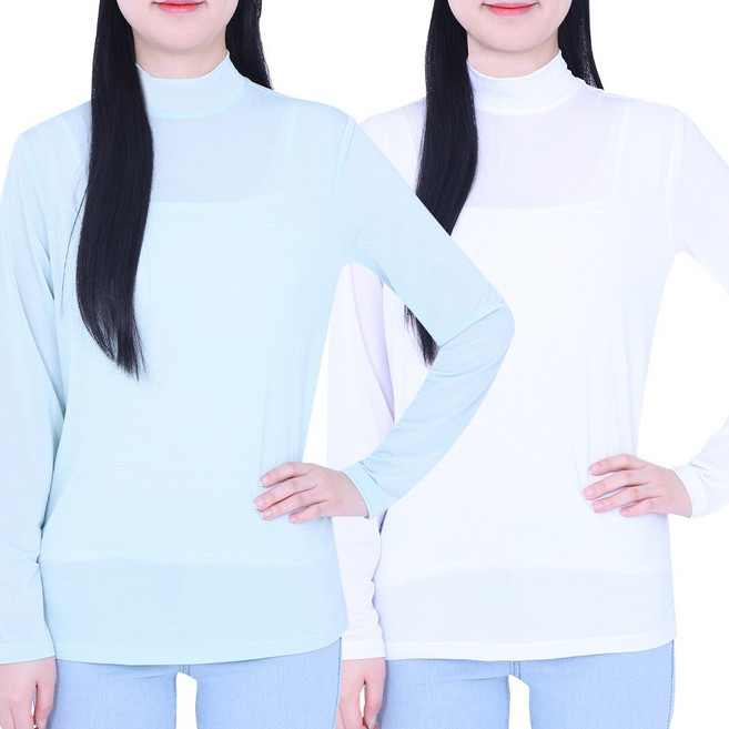 냉감 베이스레이어 긴팔 상의 1+1