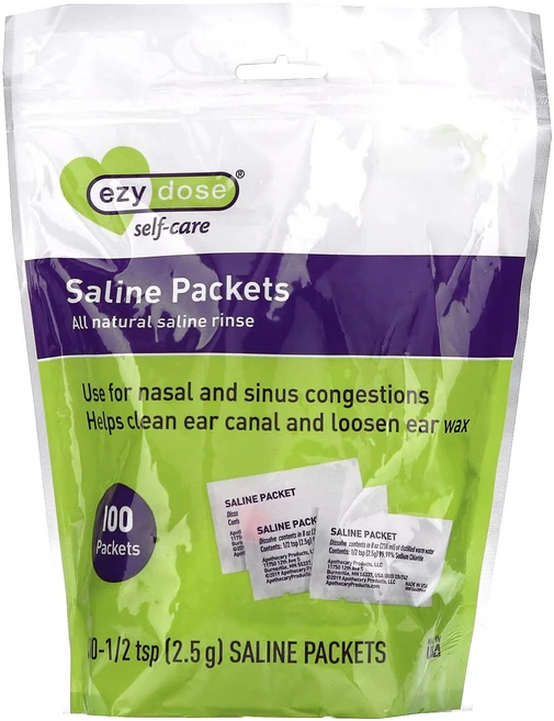 이지 도즈 셀프케어 식염수 1팩 (100개입) EZD-01265 - 쿠팡