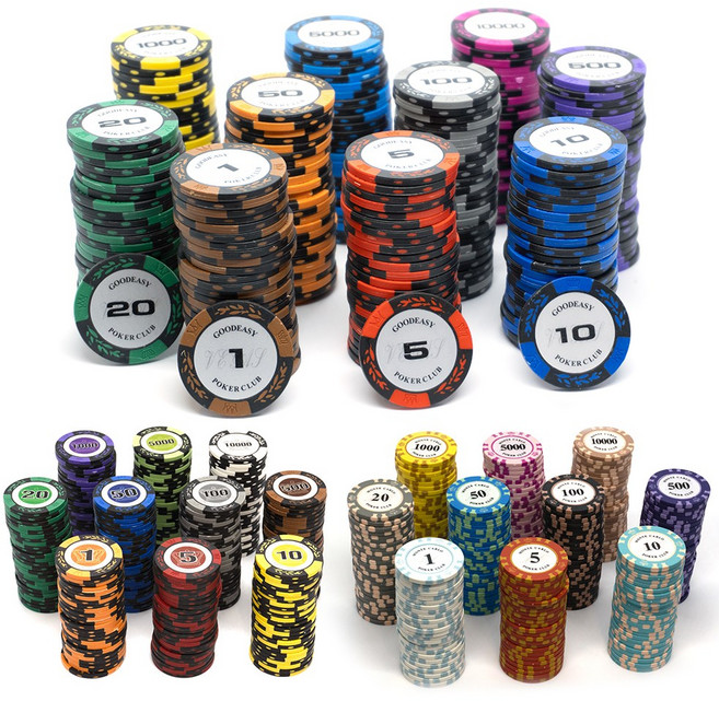 카지노 포커칩 3종 / 보드게임부품 포커매트 포커카드, 01. A, 05. 50, 1개