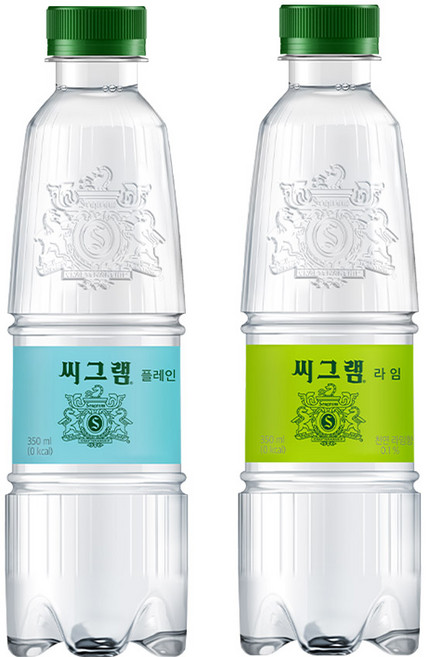 씨그램 탄산수 라임12개+플레인12개 350ml 24패트, 1세트