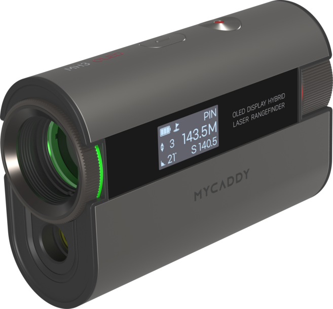앰지캐디 MH3 레이저 에이밍 골프 거리측정기 마이캐디, 메탈 그레이