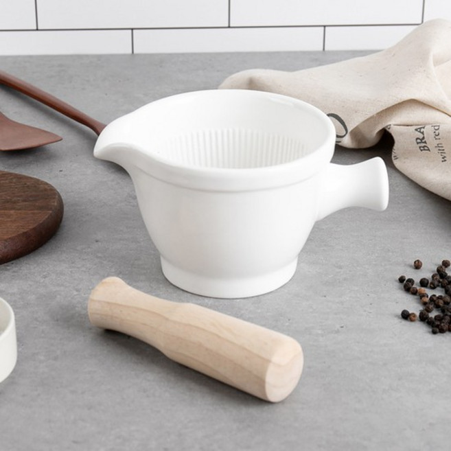 화이트젠 신형 절구 중 나무공이포함, 없음, 1개