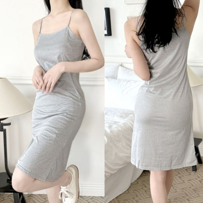 텐셀 이너 나시 원피스 홈웨어