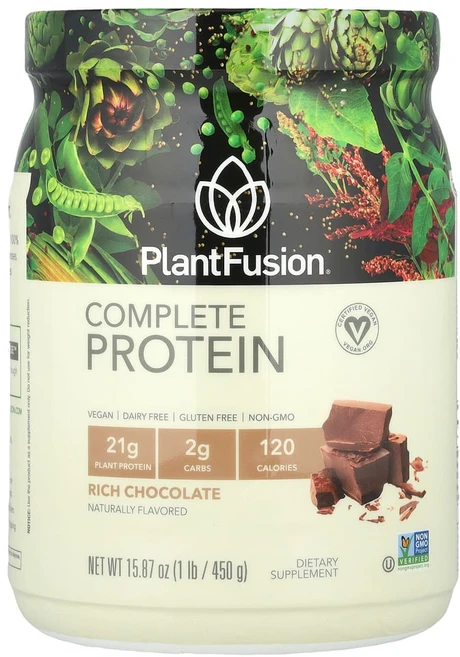 플랜트퓨전 완전 단백질 진한 초콜릿 450g(1lb), 449 g, 450g, 1개 - 쿠팡