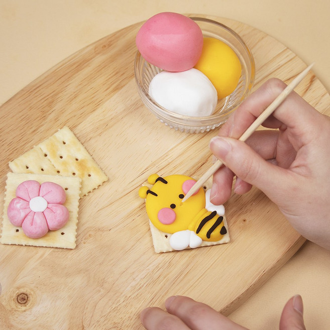 슈가클레잇 굽지않고 먹는 쿠키만들기 슈가클레이 크리에이터스랩, 꿀벌, 1개