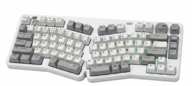 키크론 Q10 MAX 유무선 앨리스 키보드, 쉘화이트, 키크론KSAQ10/Q10MSE-P9, 저소음 바나나축