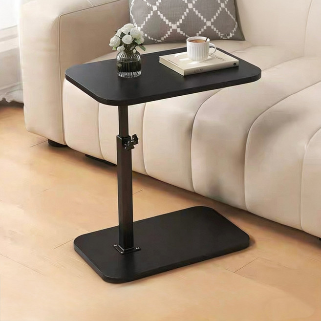 명신 키키 높이조절 소파 책상 협탁 사이드 테이블, 검정