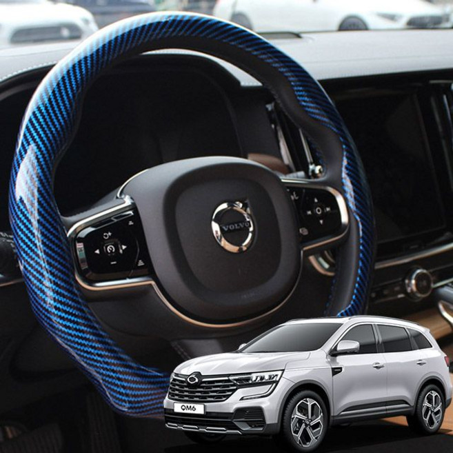 QM6핸들커버 카본 그립 핸들커버 카바 ths*52414WO, 골드, 본상품선택