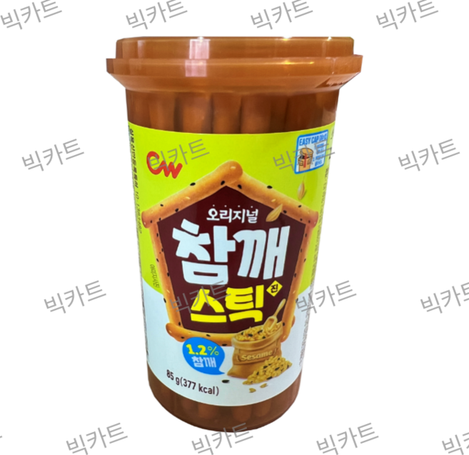 청우식품 참깨스틱 진, 85g, 1개