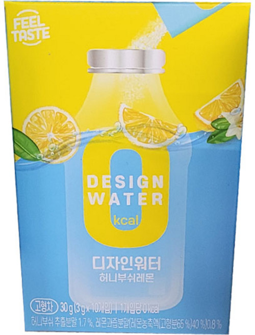 필테이스트 디자인워터 허니부쉬레몬, 3g, 10개, 10개입