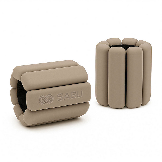 SABU 중량밴드 모래주머니 손목 발목 아령, 2kg, 코코아