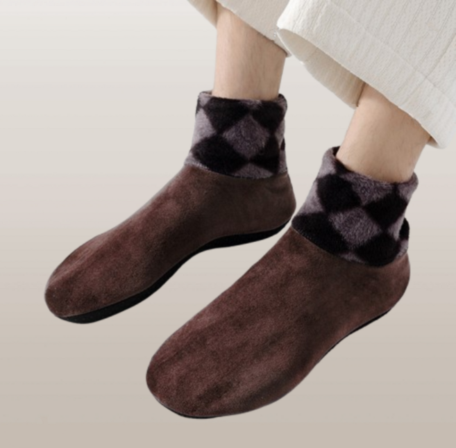 하네르 맨발걷기양말 덧버선 접지 어싱, 브라운, 1개